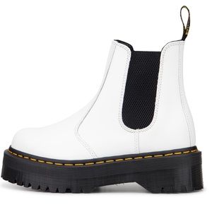 Dr. Martens 2976 Quad Chelsea Boots White